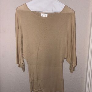 LOFT Women's Tan Blouse